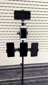 Giá Đỡ Kẹp Nhiều Điện Thoại Cùng LúcChân Quay 360 Độ Livestream-Quay Phim-Chụp Ảnh Chất Liệu Cao Cấp Hello-Store
