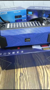 Speaker Bluetooh Wireless Portable L-58S Speaker Solar Recharge Panel Surya Antena Radio Senter Flashlight
