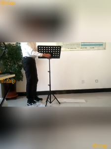【GZ】Portable Music Sheet Stand Foldable Liftable Heavy Duty Orchestral Music Stand Music Accessories