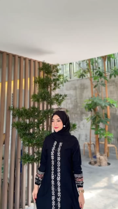 GAMIS TWILL BUSUI KANCING KLOK MOTIF BEST SELLER