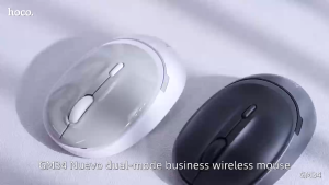 เมาส์บลูทูธ HOCO GM34 Mouse เมาส์สําหรับเล่นเกมไร้สาย 2.4Ghz พร้อมตัวรับสัญญาณ 1600 DPI