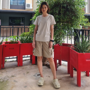 เสื้อยืด เสื้อคอกลม ใส่สบาย เสื้อลำลอง แขนสั้น เสื้อยืดสีพื้น สวมใส่สบาย ราคาอย่างถูก ระบายอากาศดี ผ้านุ่ม ใส่สบาย ไม่หด ไม่ต้องรีด ยืดผ้าคอตตอน