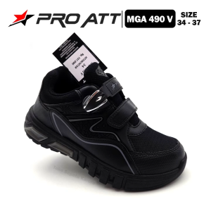 Sepatu Sekolah Anak SD SMP Remaja Laki Laki/Perempuan – PRO ATT – MGA 490 V – Size 34-37 – Sneakers – Sport – Velcro – Magnet