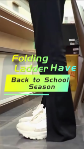 Ladder aluminium heavy duty 3/4/5/6 Layers Ladder Foldable Household Ladder Portable Step Anti-Slip Reinforcement