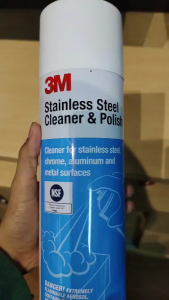 3M Stainless Steel Cleaner & Polish Pengkilap Logam Krom Alumium 600gr