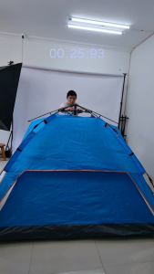Tenda Camping Otomatis Double Layer Shelter Tent Anti Hujan 4 Orang