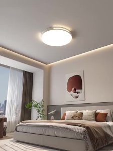 GOGEOUS Lampu Plafon Minimalis Modern Bulat Plafon PVC 18/36/96W 3 Warna Kecerahan Yang Bisa Disesuaikan Ruang Tamu Kamar Tidur Gantung Lampu Plafon LED