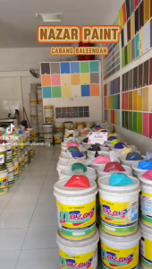 CAT TEMBOK KUALITAS DOFF CAT TEMBOK INTERIOR NAZAR PAINT GRATIS EMBER