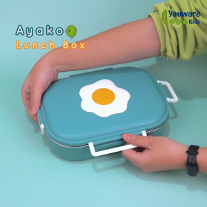 Youware - Ayako Lunch Box / Kotak Bekal Makanan Stainless / Wadah Makan Siang Anak / Food Storage / Tempat Penyimpanan Makanan