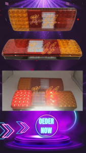 12V/24V LED SHILIDUO SD-2057A Lampu Belakang/Brek/Isyarat/Undur Lori Treler Trak Bas