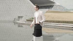 Arctic Hunterรุ่น B00671 Waterproof Laptop Backpack กระเป๋าเป้ 44cm*12.5cm*29cm กันน้ำ – Blackโน๊ตบุ๊ค 15.6นิ้ว