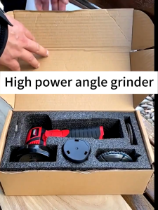 3 Inch Electric Grinding Tool 12V 19500rpm Rechargeable Household Cordless Angle Grinder Multifunctional Mini Grinder Handheld Cutter for Cutting Polishing Ceramic Tile Wood Stone Steel Grinda pemotong besi kecil