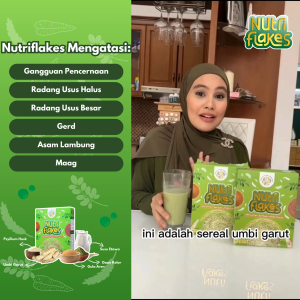 Nutriflakes Sereal Diet Redakan Asam Lambung dan Gerd