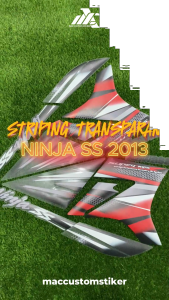 STRIP TRANSPARAN NINJA SS VARIASI - STRIPING MAXDECAL NINJA SS UV TRANSPARAN - KODE ST NJ 01