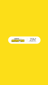 MINIONS ZEN Piring Salad Keramik Swim 2 pcs + Box