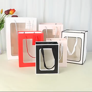 Túi đựng quà có cừa sổ màu cơ bản mới nhất 2024