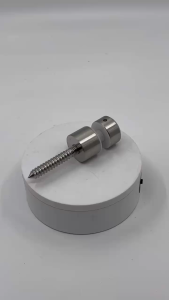 Tangga kayu solid304 Perlengkapan Kaca Gantung Samping Padat Perlengkapan Samping Tangga Kayu Sekrup Gigi Kayu Gantungan Kuku Kaca Tangga kayu solid