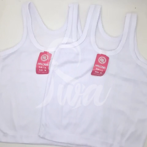 ISWA  3pc 6pc Kaos Dalem Anak Remaja Laki Laki & Wanita Bahan Adem/Singlet Anak Remaja Cowok & Cewek