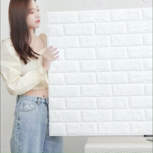 Big Size 70x77CM 3D Wall Stickers Foam Brick Wallpaper Bricks Adhesive Wallpaper Design Wall Decor PVC Foam Wall Sticker
