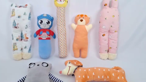 Tuch หมอนกอดเด็ก ผ้าฝ้ายโพลีลายการ์ตูน/ลายดอกไม้ สำหรับเด็ก 0-1 ปี