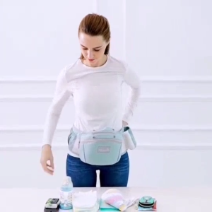 เป้อุ้มเด็กเป้อุ้มเด็กแบบมีที่นั่งที่นั่งคาดเอวอุ้มเด็กพร้อมเป้สะพายถอดประกอบได้