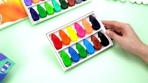 12 24 36 Color watercolor crayons Non-toxic hands kid drawing pen school supplies Gift set for kids