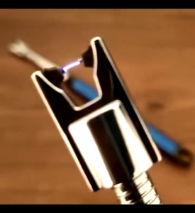 Electric Lighter ARC Lighter Gas Stove LPG Stove with Hanging Hook Portable Micro USB Charger Home Use Outdoor Camping Tools