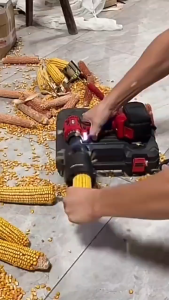 Corn Sheller Manual Automatic Corn Peeling Machine Head Small Electric Grain Planer Separator