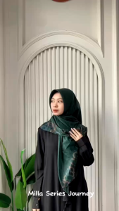KERUDUNG SEGI EMPAT JOURNAY MILLA SERIES HIJAB TERBARU VOAL PREMIUM LASERCUT TERLARIS