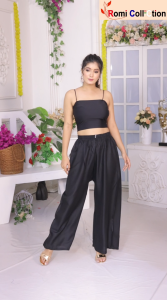 Ladies Plain Rayon Palazzo Pants Casual Wear