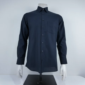 OLYMP LUXOR Shirt เสื้อเชิ้ตชาย สีกรมท่า ทรงหลวม ใส่สบาย รีดง่าย Y24NOS เสื้อทำงาน  เสื้อเชิ้ตทำงาน NOSLUX