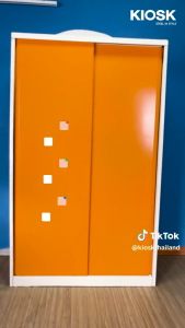 [จัดส่งพร้อมติดตั้งฟรี] KIOSK ตู้เสื้อผ้าบานทึบ Brim BW-01
