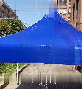 【จัดส่งฟรี】เต็นท์ผ้าใบ เต้นพับได้ (ขายผ้าใบเท่านั้น) หนาสุดๆ 1300D กันน้ำ100%  กันแสงแดดที่แข็งแกร่ง เต้นพับขายของ  ผ้าคลุมเต้น เต้นท์พับได้ 2×2 2×3 3×3 เต็นท์ขนาด ผ้าเต้นขายของ 2×2ผ้าคลุมเต๊นท์