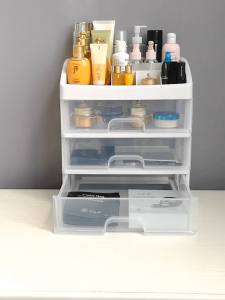 Rak kosmetik // rak make up plastik susun 3 laci//rak serbaguna RAK LACI SERBAGUNA SH C27