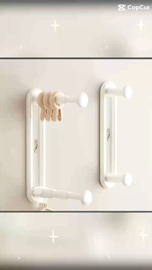 Thanh treo móc quần áo đa năng móc treo khănmóc treo quần áo aswei GQ001