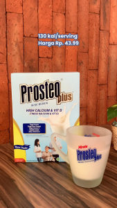 PROSTEO PLUS: Susu Tinggi Kalsium 300 Gram