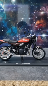 Diecast Miniatur Mainan Sepeda Motor Klasik Kawasaki Z900S 1/12 Aktif Suspensi