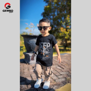 "Celana Cargo Anak 1-9 tahun - Celana Anak Laki-laki Cargo Panjang Katun Stretch Melar - Gembo Kids "