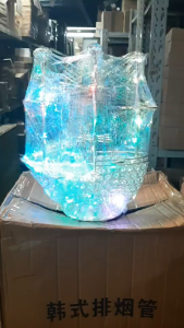 ที่วางแก้วค็อกเทล 24ใบมีไฟLED ชั้นวางแก้วค็อกเทลรูปเรือ เหล็กสีทองแถมแก้ว 📌มีพร้อมส่ง