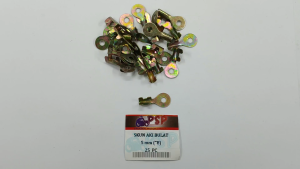Skun Aki Bulat 5mm Baut 8 (Harga Per Pak Isi 25) - Scun Sekun Klem Terminal Accu Soket Socket Ring