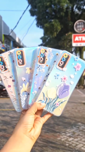 Case Hologram Fashion ( BUNGA ) VIVO Y12 Y15 Y17 Y20 Y12S Y20S Y21 Y21S Y21T Y33S Y21A Y20SG Y21E Casing Hologram Aurora DUNIA JAYA ACC