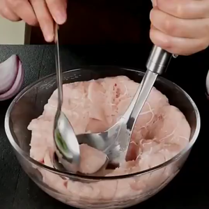 [BISA COD] Sendok membuat Bakso bahan Stainless pembuat Meat Mold Hand Press Meatball