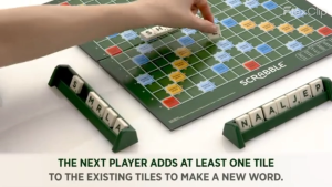 CLASSIQUE Scrabble Cross Words Games Word Forming Board Game Educational Spelling Alphabet / Permainan Papan Susun Kata