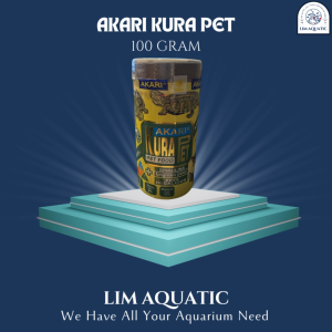 AKARI KURA PET 100 GRAM HI GROWTH + SPIRULINA + HI CALCIUM 1 MM