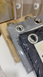 ผ้าม่านหน้าต่าง ม่านตาไก่ ผ้าม่านสีพื้น