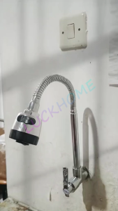 Kran Air Angsa Fleksibel 2 Mode Kran Cuci Piring Dinding Keran Cuci Piring Angsa Kran Sink Dapur Kran Flexible Tembok 360 Derajat Putar