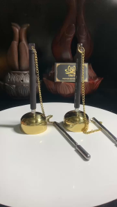 Khánh Tụng Kinh Bằng Đồng Khánh Dây Mạ Bóng Sang Trọng Có Túi Đựng - Mật Tông Tâm Ý