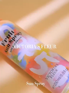 Andy Goods Shop High Quality Victorias Fleur Sunscreen Spray SPF50 With fragrance mist perfume for body face perfumes sun spray 200ml.
