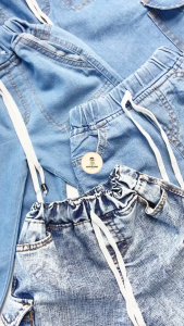 JOYFULBABY Celana Jeans Anak Kantong Samping
