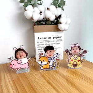 DIY Foto Hiasan Goyang / Foto Kepala Goyang / Hiasan Akrilik / Pajangan Foto Akrilik / Pajangan Lucu Unik